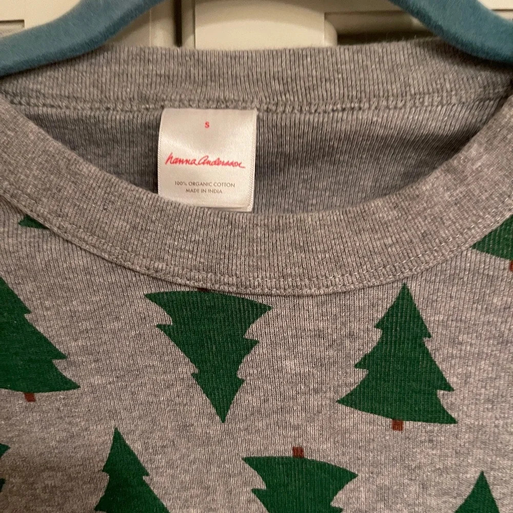 Hanna Andersson Long John Top Christmas Tree print - Picture 4 of 4